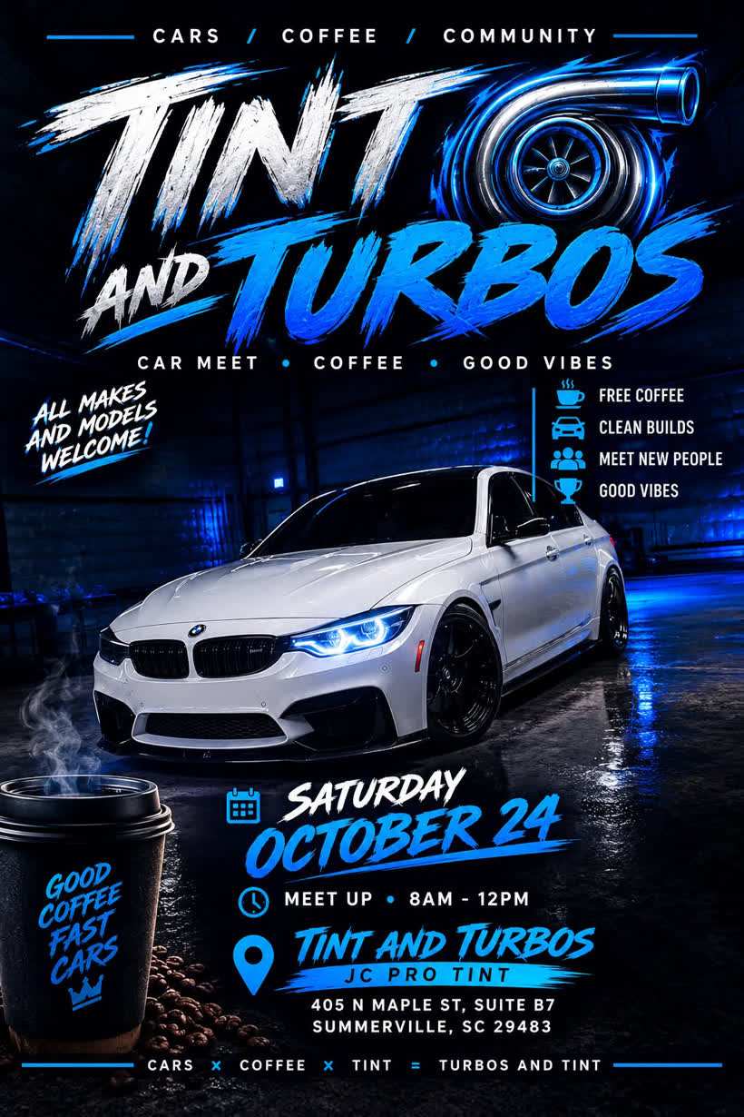 Tint and Turbos in Summerville, SC